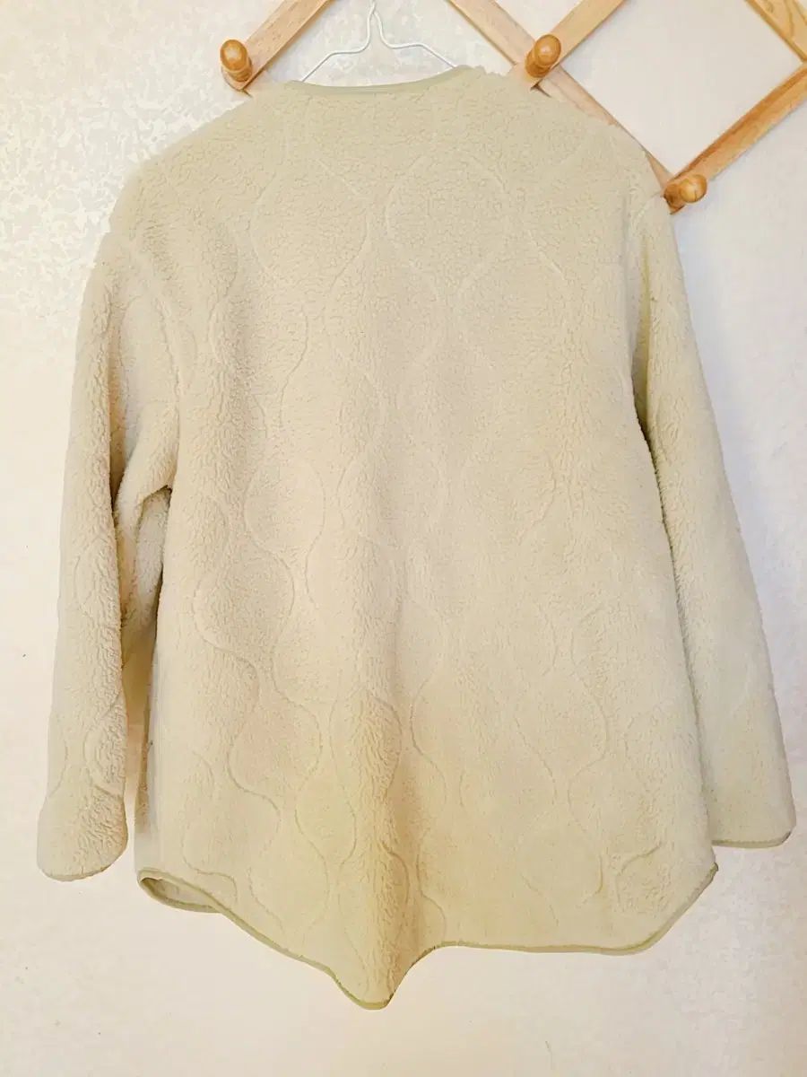 トップテン エコーシェルファー オニオン パータン フリース カーディガン ジャケット アウター ライトカーキ 85