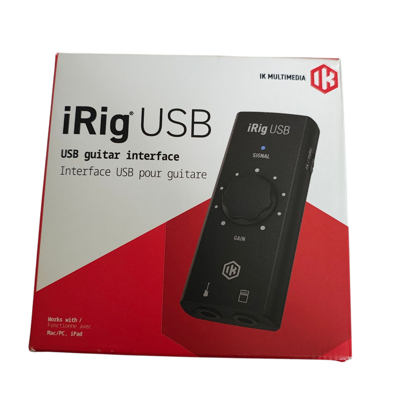 WJ80 IK Multimedia iRig USB ギター ベース用 モバイル オーディオ インターフェース