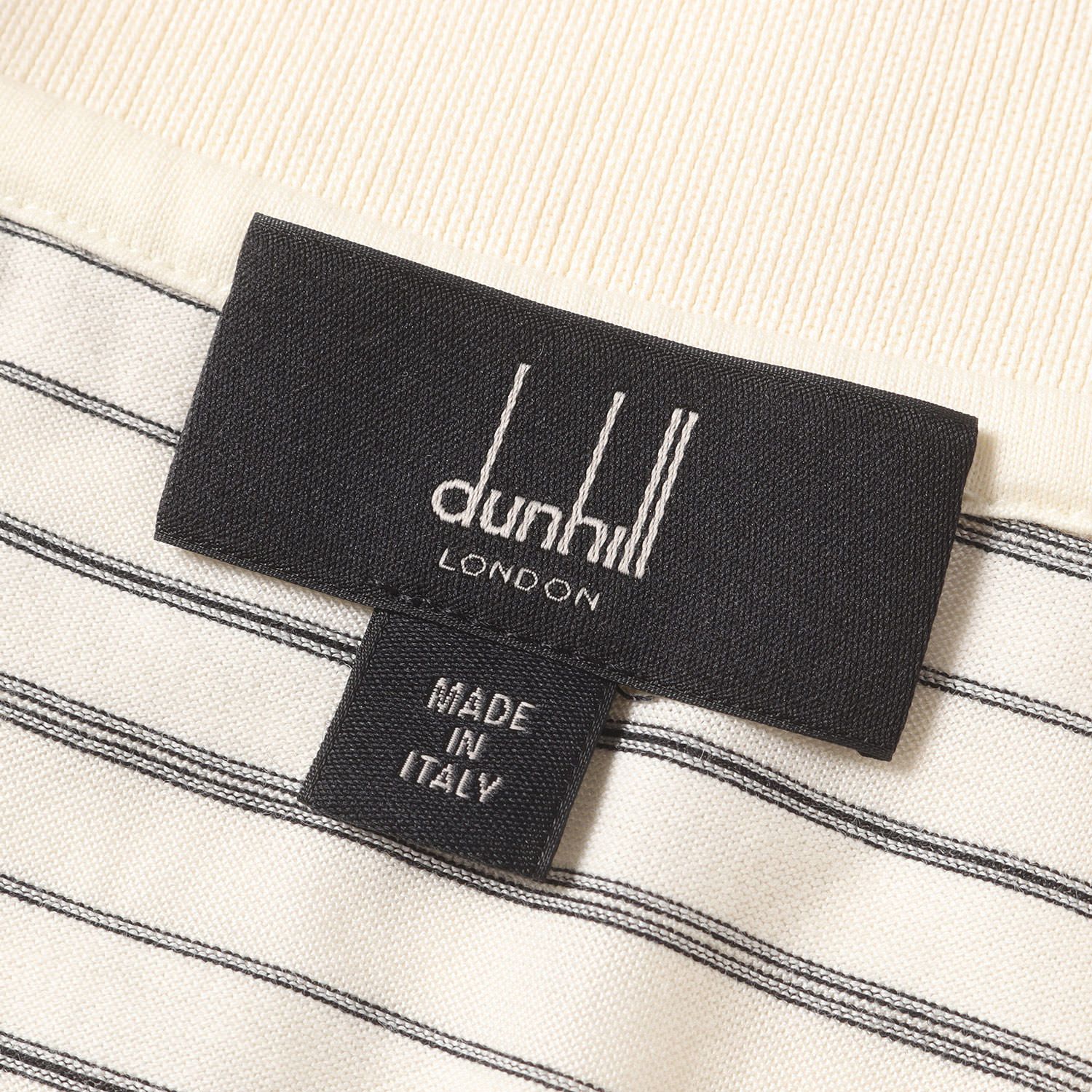 dunhill ダンヒル ポロシャツ サイズ:S / 近年モデル ボーダー ニット 