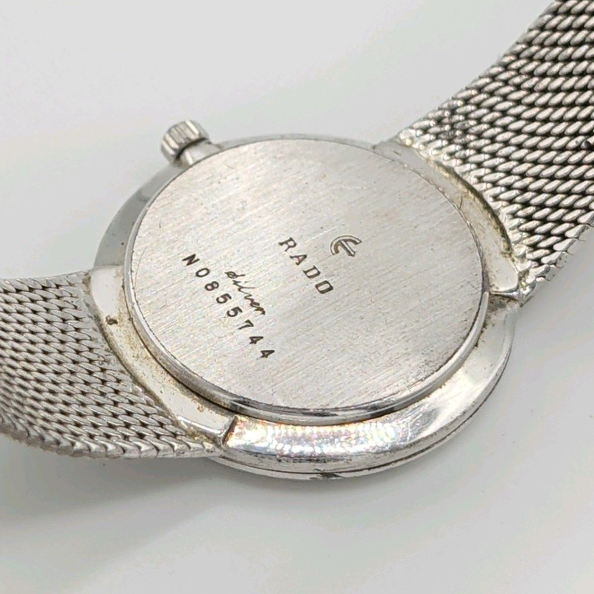 シルバー 青文字盤