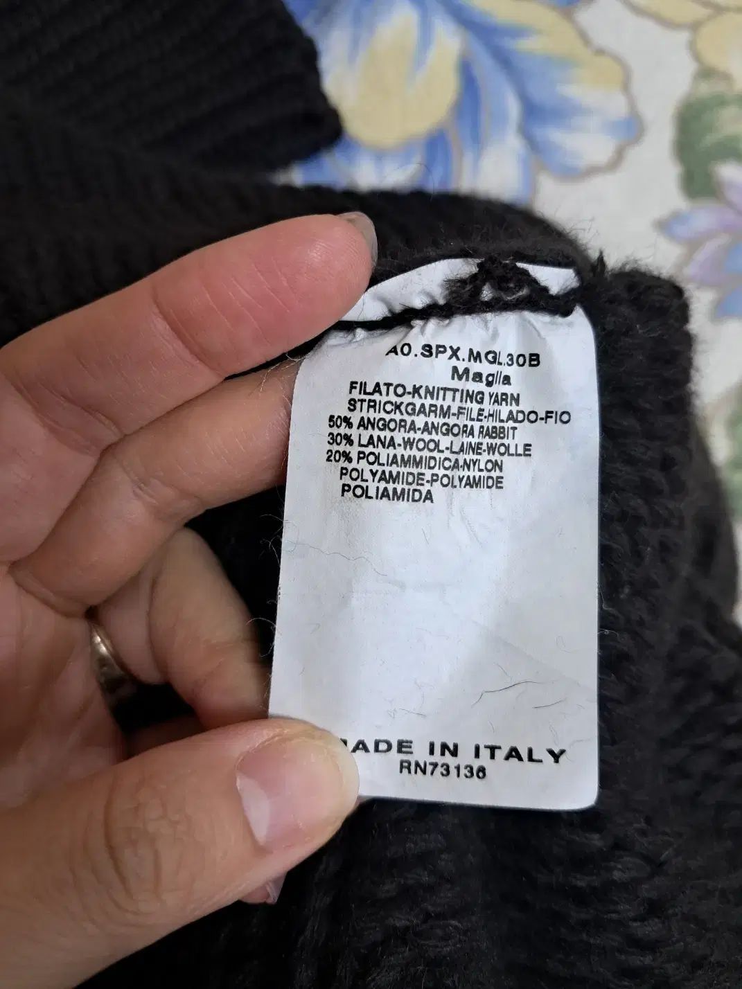 レディース アンゴラタートルネックニット