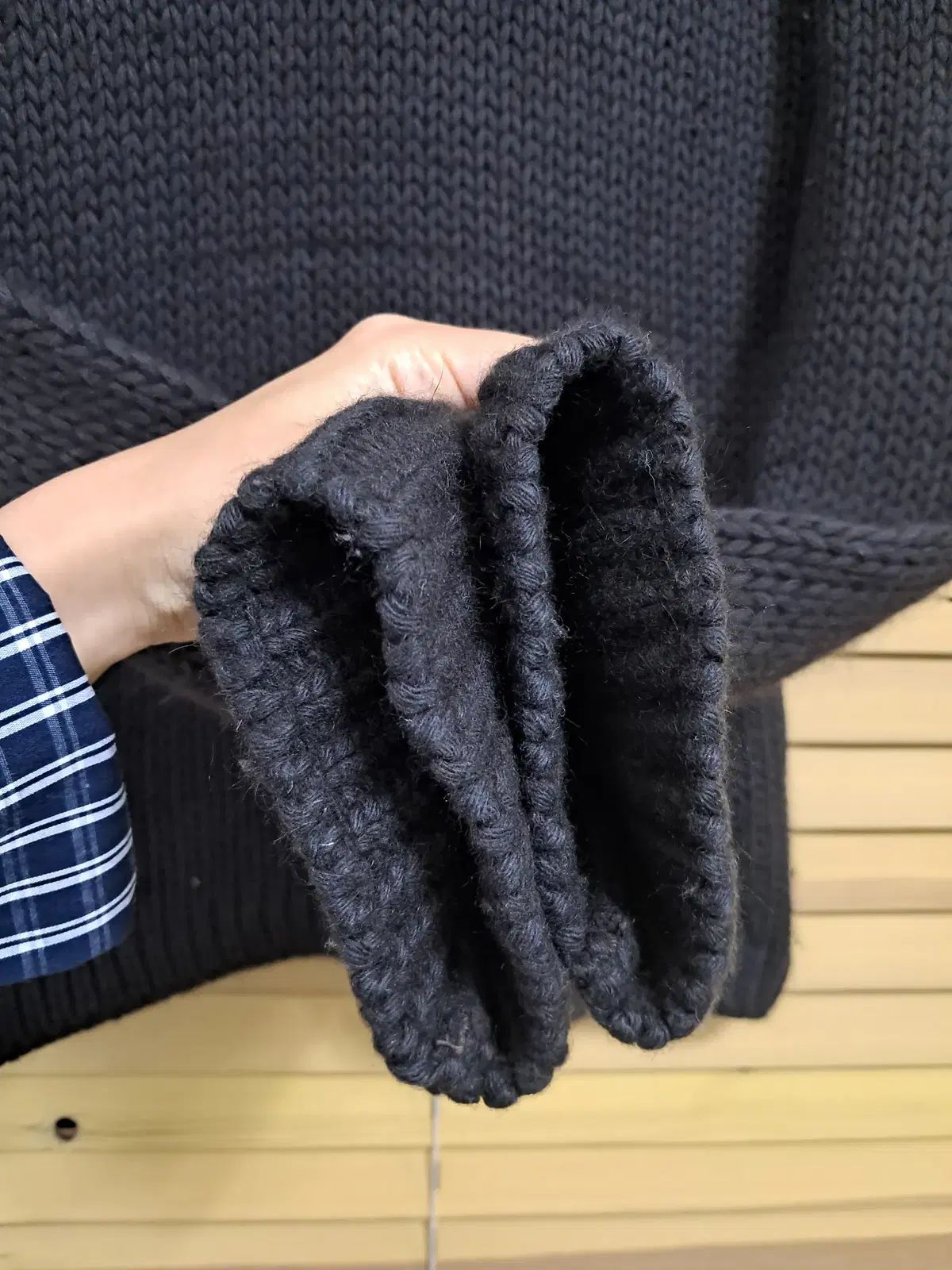 レディース アンゴラタートルネックニット