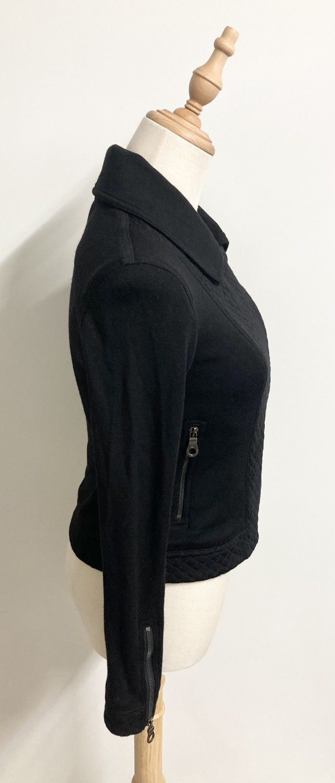 CHANEL P38075V21513 シャネル ウール ライダースジャケット 34 GULLKHAN_COM