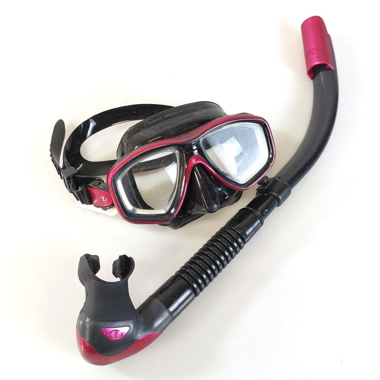 TUSA ツサ Freedom Ceos ダイビングマスク スノーケルセット 度付き 左右-4.0 Mask-250805TH