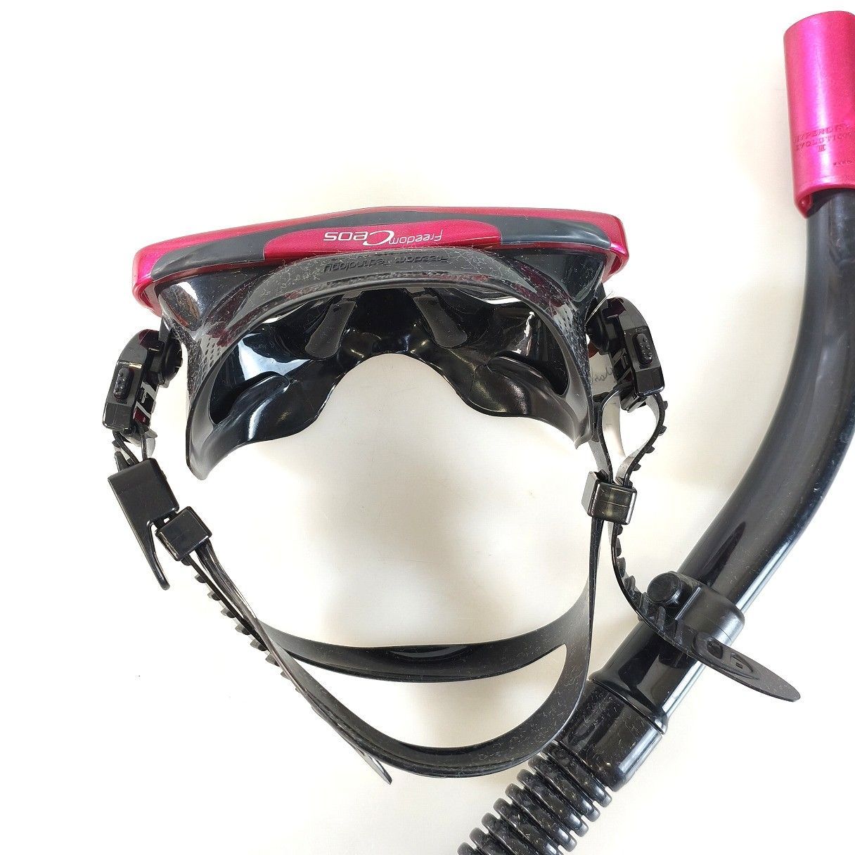 TUSA ツサ Freedom Ceos ダイビングマスク・スノーケルセット 度付き