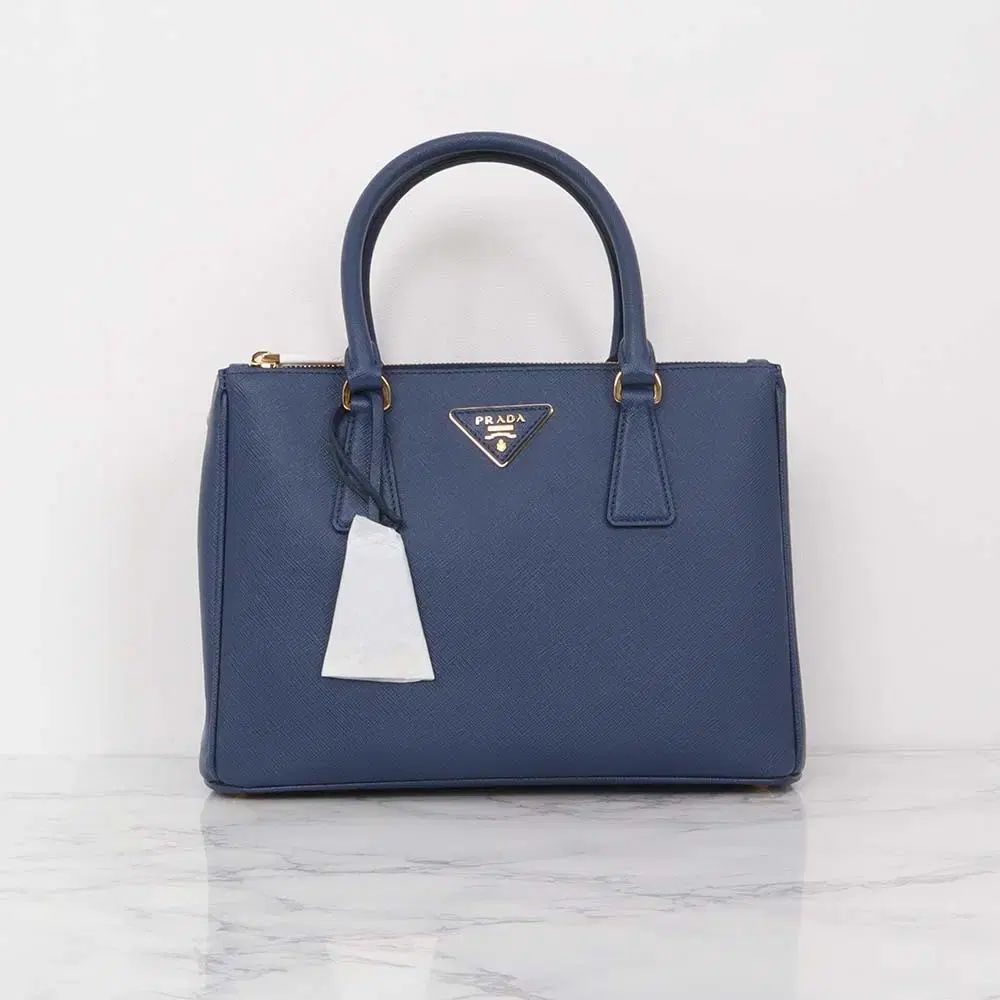 PRADA プラダ サフィアーノ ミディアム ダブル ジッパー トートバッグ 1BA863