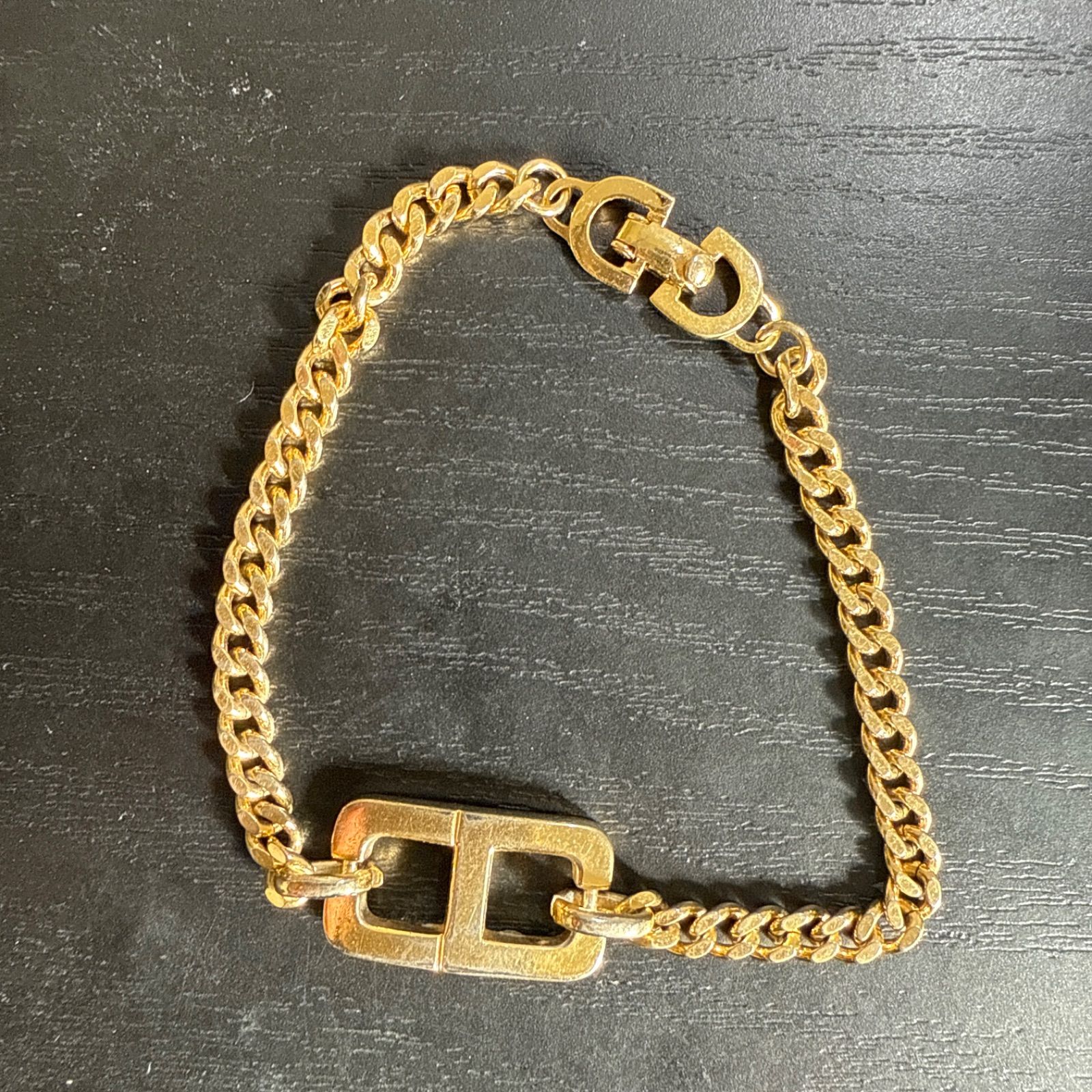 Christian Dior クリスチャンディオール CDロゴ喜平チェーン