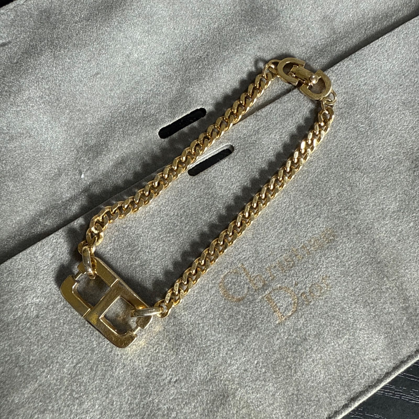 Christian Dior クリスチャンディオール CDロゴ喜平チェーン