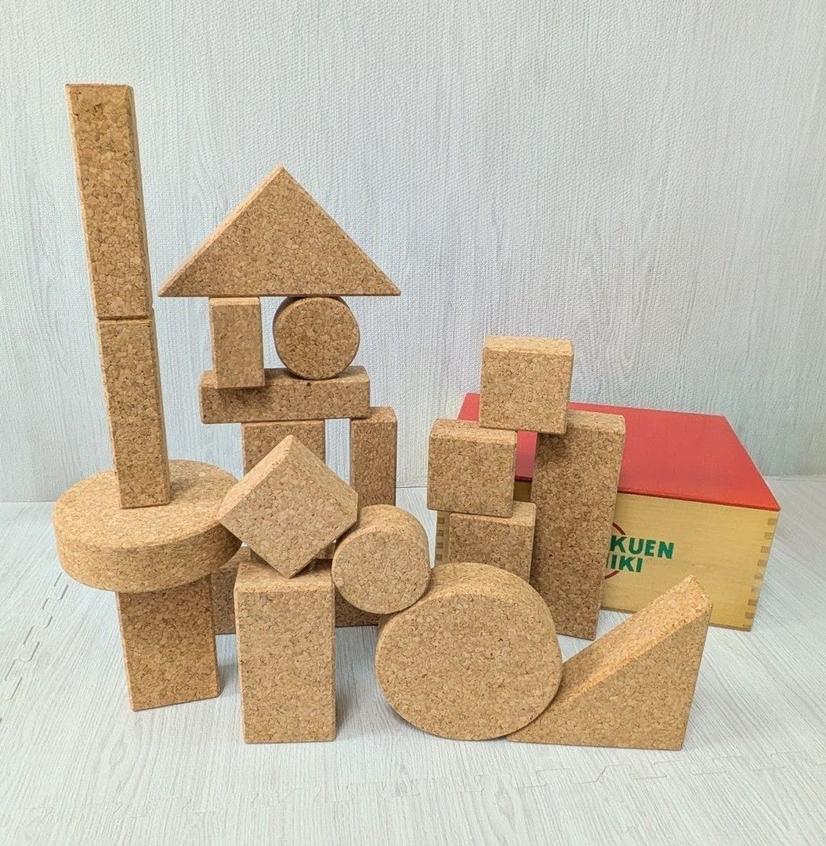 良品 自由学園生活工芸研究所 コルクつみき ラージ 積み木 20