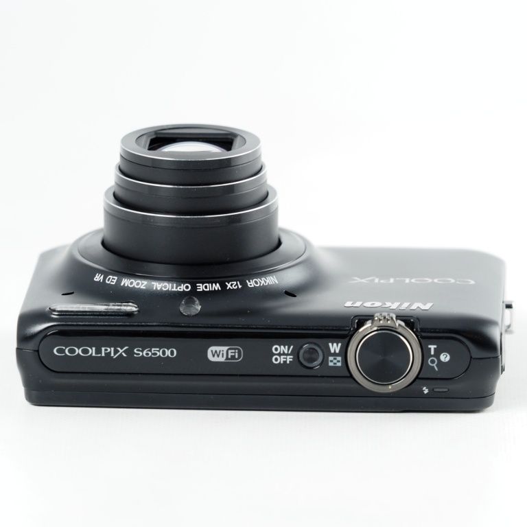 Nikon COOLPIX S6500 光学12倍ズーム Wi-Fi対応 スマートブラック