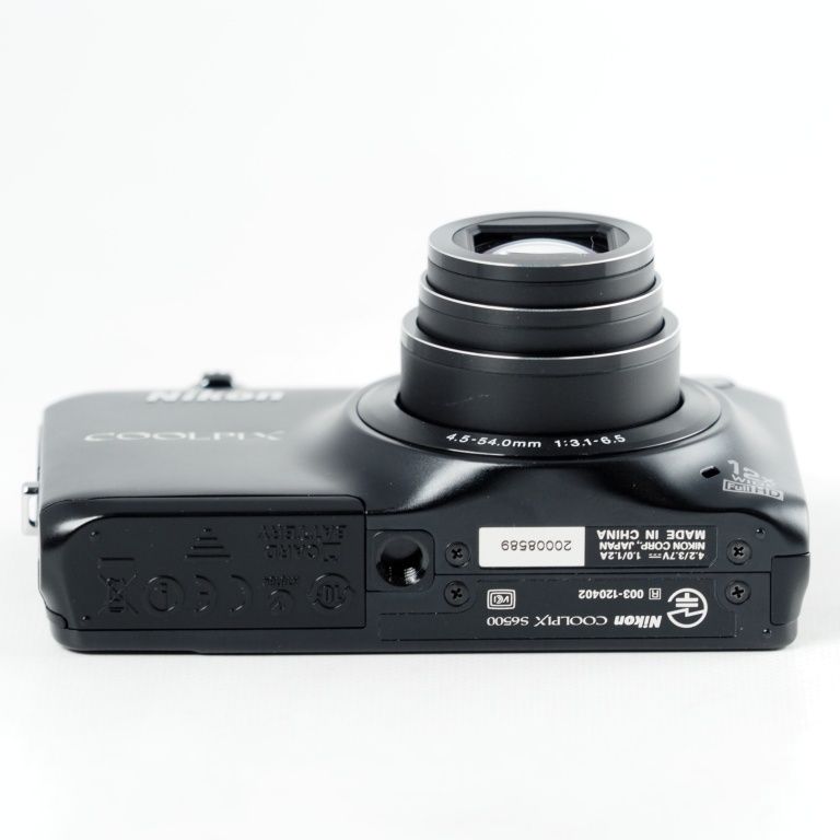 Nikon COOLPIX S6500 光学12倍ズーム Wi-Fi対応 スマートブラック