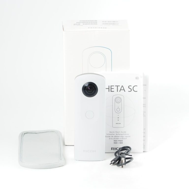 RICOH 360度カメラ THETA SC ホワイト リコー 全天球カメラ 910740 13823