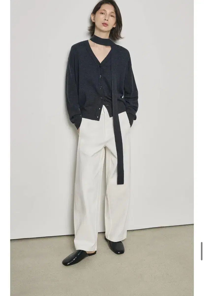 リーファインド 902 リラックスフィット カバー ドパンツ - オフホワイト