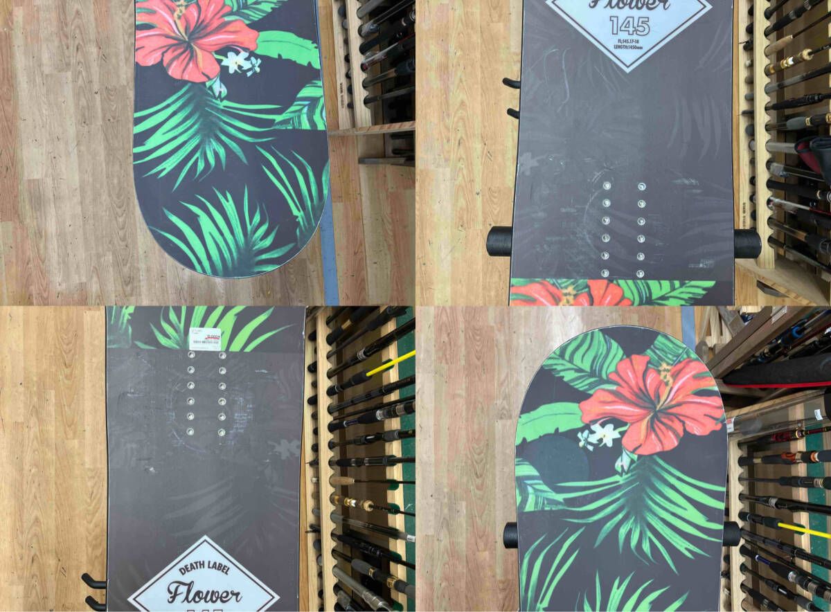 Death label Flower 17-18 145cm デスレーベル フラワー スノーボード