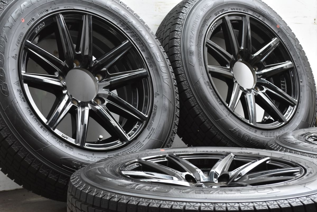 良好品 SEIN 16 in 5 J 22 PCD 139 7 グッドイヤー アイスナビ SUV 175 80 R ジムニー AZオフロード スタッドレス 交換用