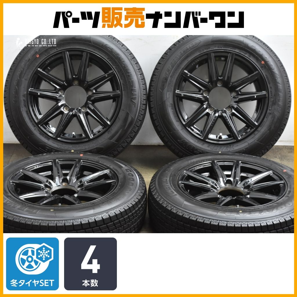 良好品 SEIN 16 in 5 J 22 PCD 139 7 グッドイヤー アイスナビ SUV 175 80 R ジムニー AZオフロード スタッドレス 交換用