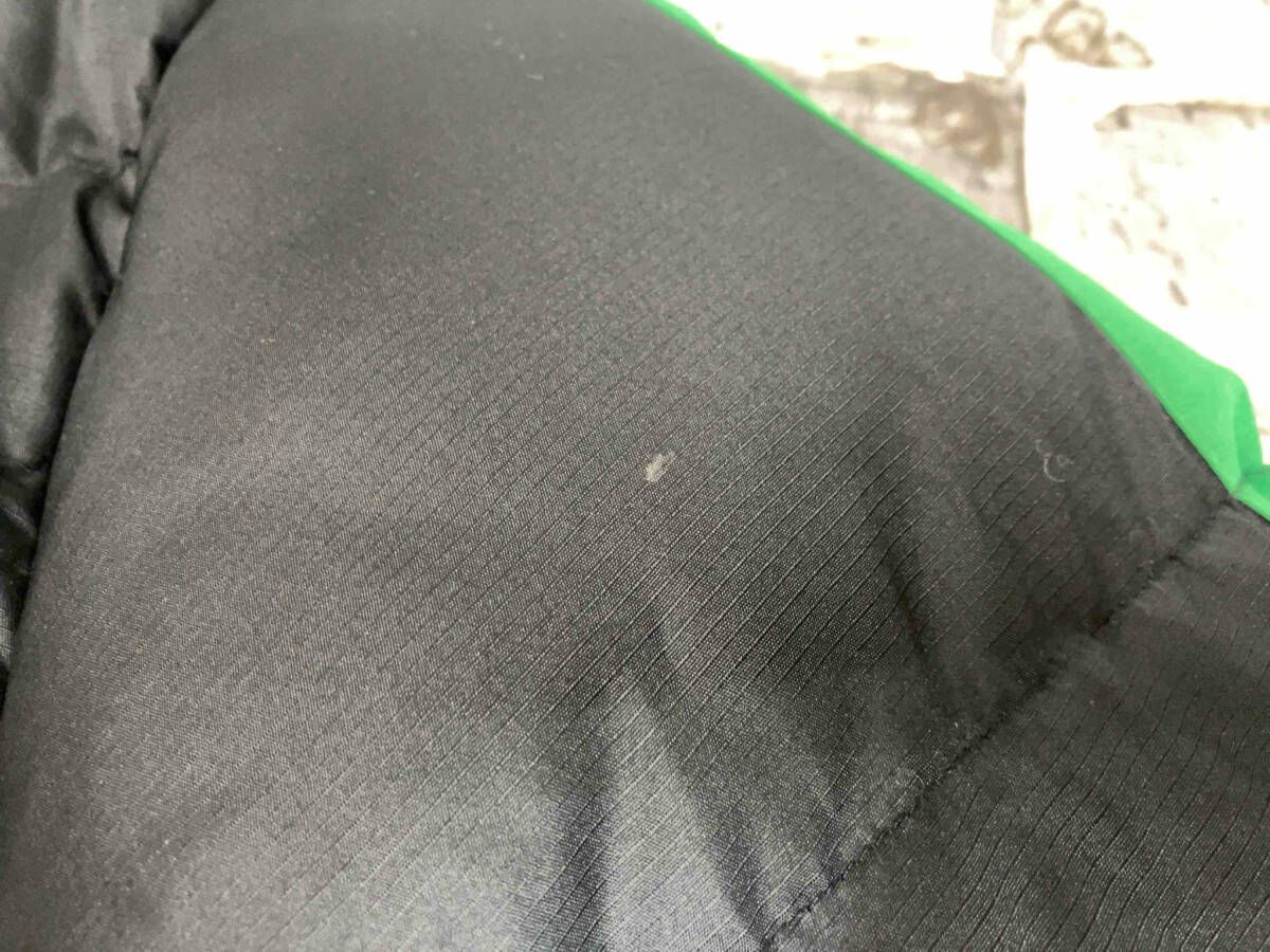 SALU 中綿ジャケット FAIRPLAY刺繍 サイズS グリーン ブラック KANDAIZUMI_COM