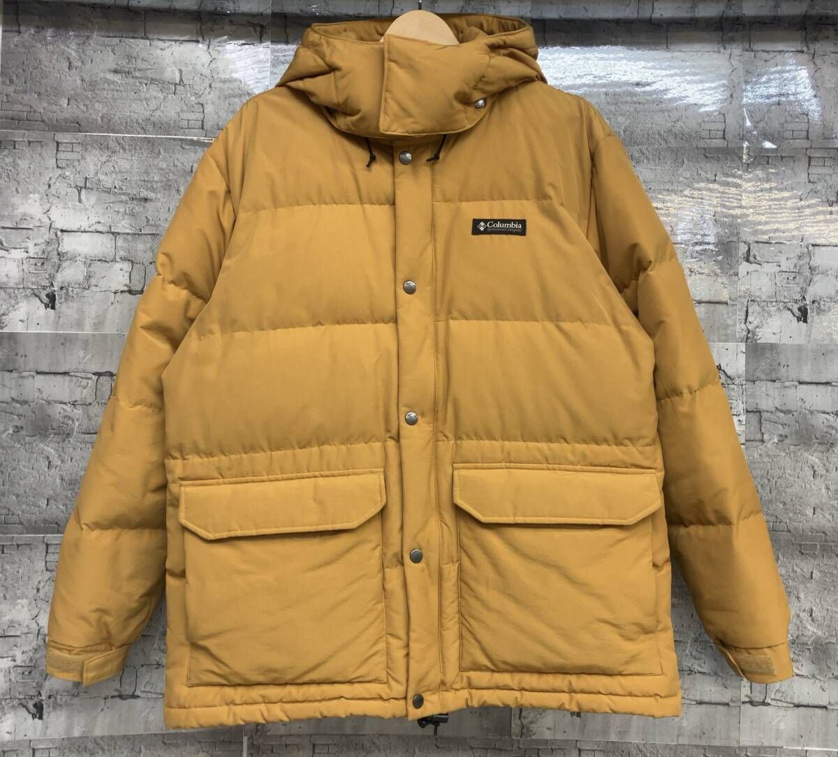 Columbia コロンビア シダーヒルズダウンジャケット CIDER HILLS DOWN JACKET 80th ANNIVERSARY MODEL PM5609 サイズL イエロー