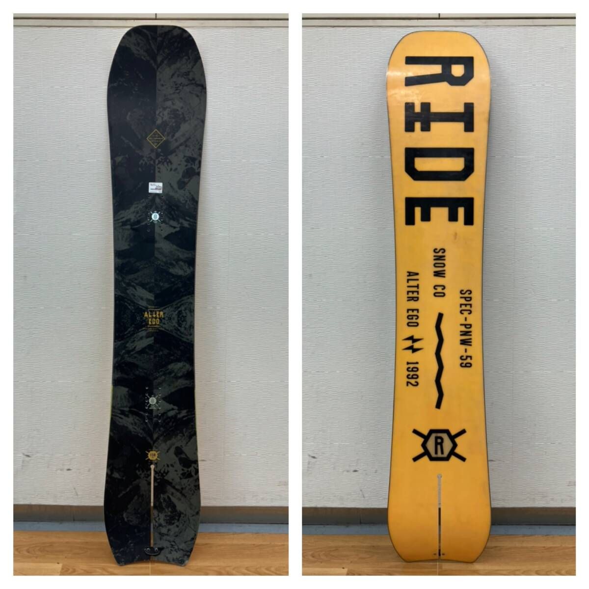 スノーボード Ride Alter ego 159cm 2016 NWOT RIDE ALTER EGO SNOWBOARD 159 159cm hybrid all mountain