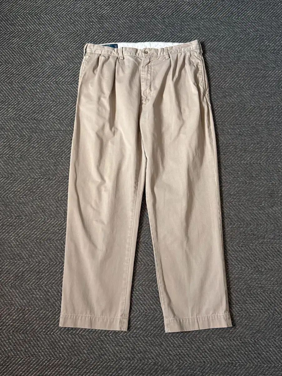 36 ポロ ラルフローレン アンドTHURSDAY S CHILD END Ver. ダブル プリーツ チノ パンツ
