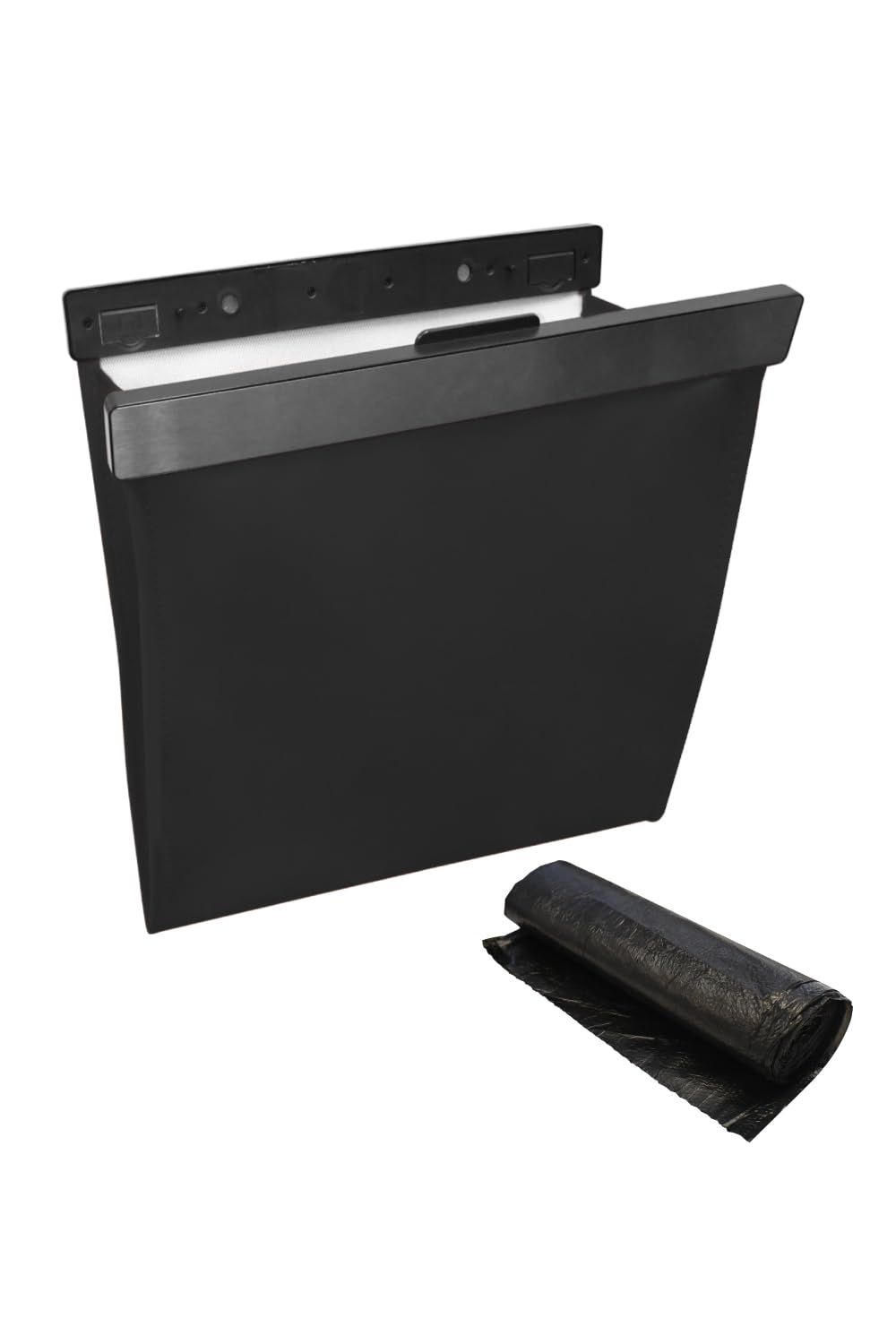 新品 DriveLife ドライブライフ 車 ゴミ箱 スリム 後部座席 ダストボックス カー用品 ダストケース 収納 小物入れ 取付簡単 カーアクセサリー シートバック ブラック 1個入り