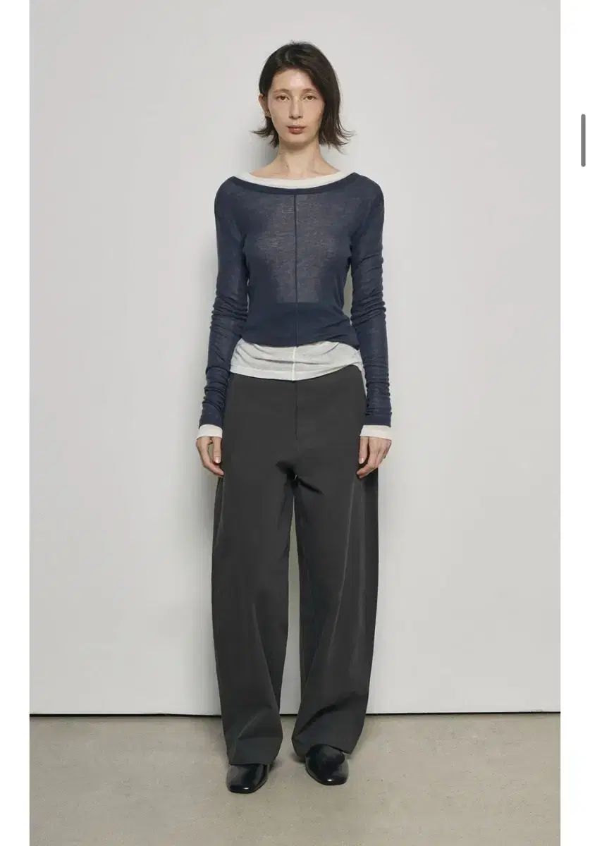 リファインド 902 リラックスドフィット カバー ド パンツ - チャコール DECORATOM_COM_BR