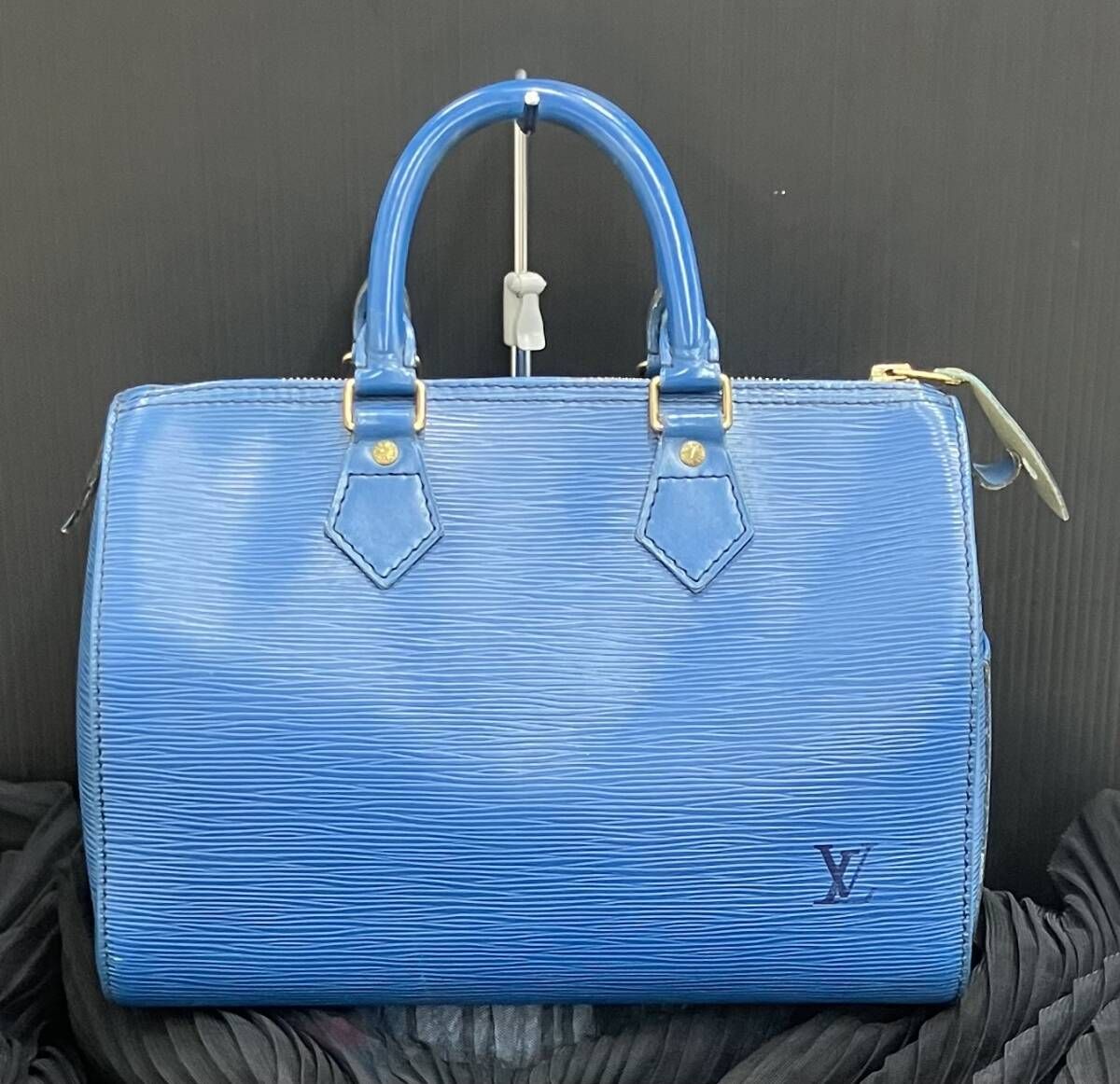 LOUIS VUITTON ルイヴィトン エピ スピーディ25 トレドブルー M43015 