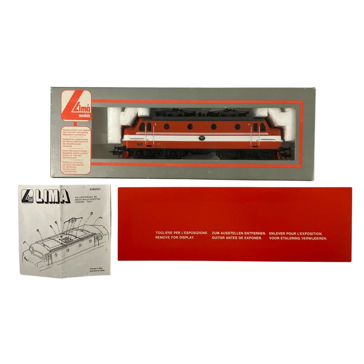 Lima 208061L スウェーデン国鉄 SJ Ra形 電気機関車 Rapid 992 HOゲージ 鉄道模型 N10533656