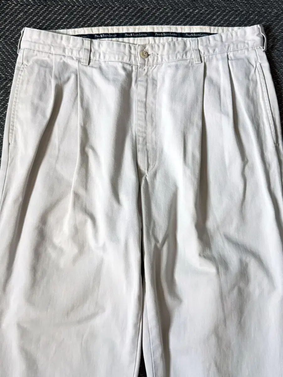 36 90 s ポロ ラルフローレン HAMMOND ダブル プリーツ チノパンツ