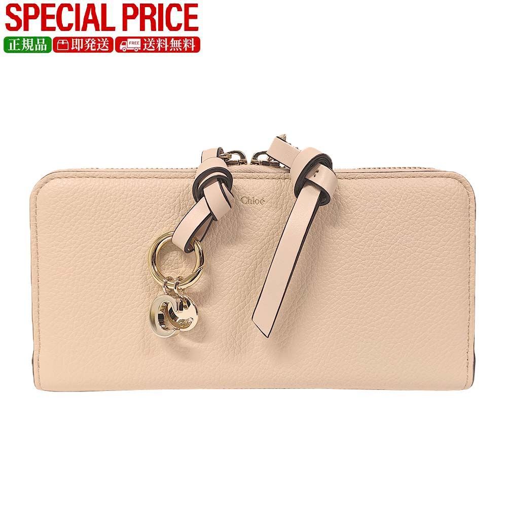 Chloe クロエ CHC21WP941 F57 6J5 ALPHABET ロングウォレット ジップアラウンド長財布