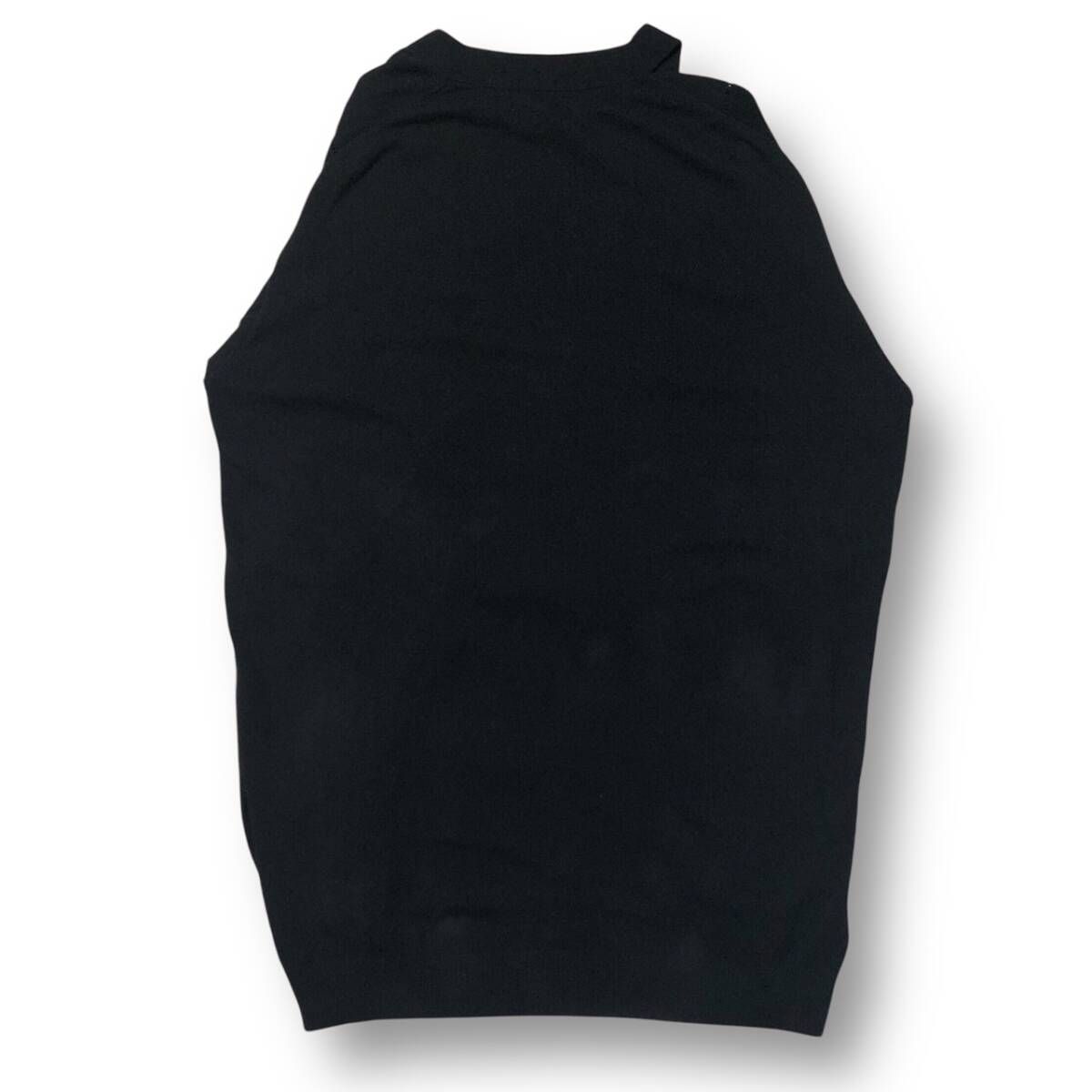 25SS YOHJI YAMAMOTO POUR HOMME 12G2P JERSEY DIOGANAL PATTERN SLIT