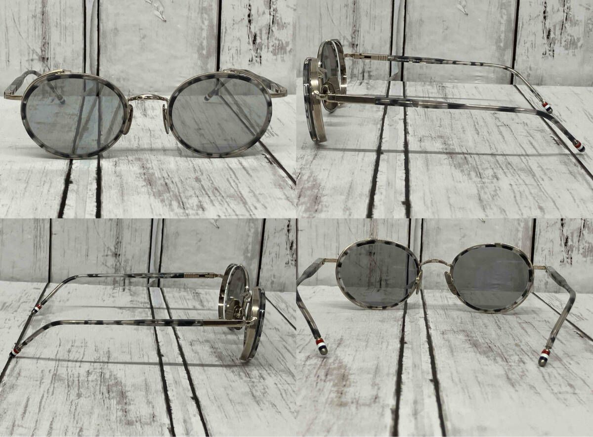THOM BROWNE. YORK サングラス TBS 813-49-03 グレーシルバー