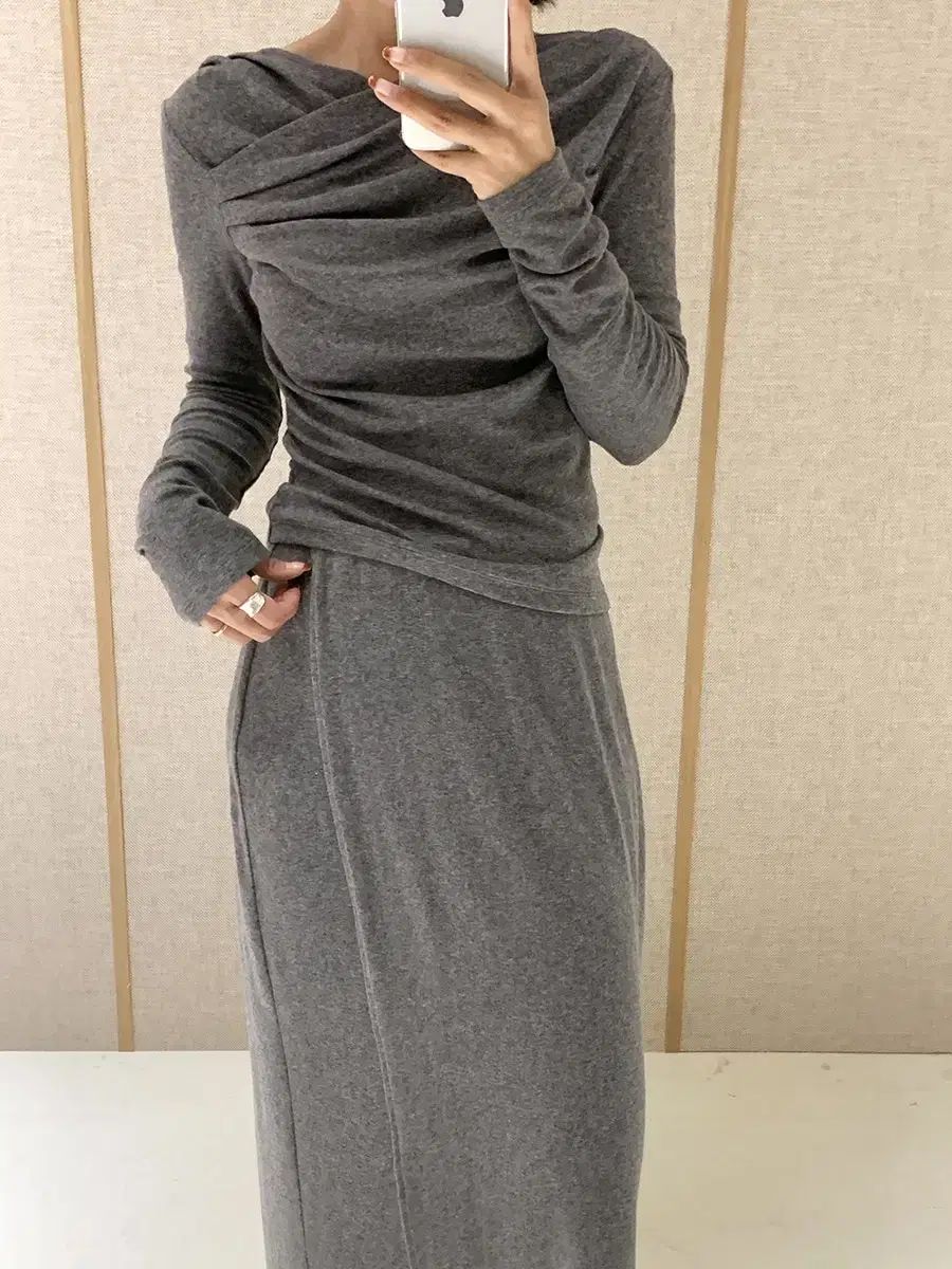  アラウンドユール麻マレシャーリングTシャツ 長袖 Tシャツ カットソー