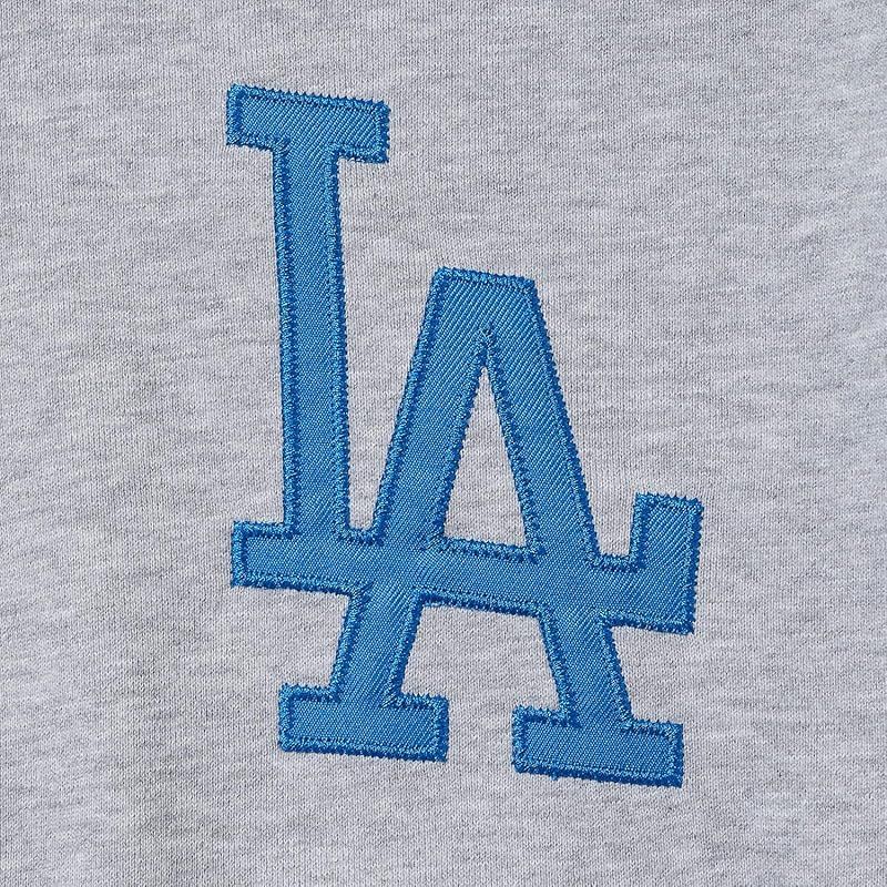 ファナティクス MLB_ EMBLEM LOGO HOODIE ロサンゼルス ドジャース 杢GRAY GRAY