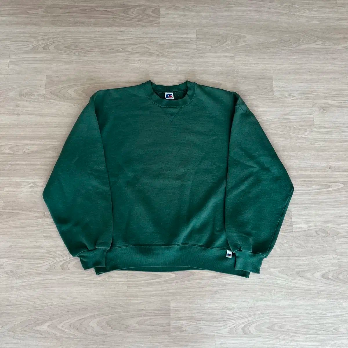 XL 90s ヴィンテージ ラッセル スウェットシャツ スウェットシャツ グリーン