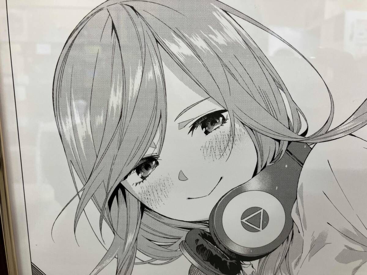 五等分の花嫁展 春場ねぎ先生サイン入り複製原稿 三玖A No.665