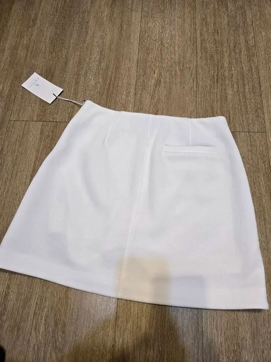 ハンサム LANVIN BLANC ランバン ブラン 白 スカート 418 000