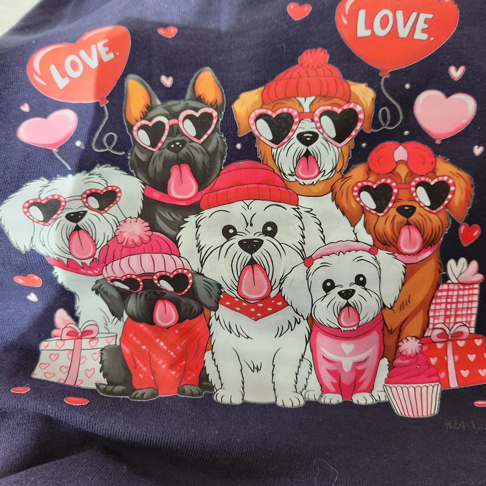 ハンドメイド 犬服 Tシャツ（長袖） 4L スタンダードプードル