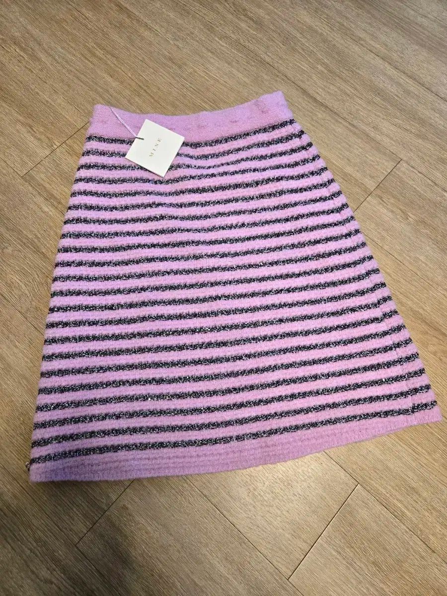 ハンサム 23マイン シークイン ニットスカート