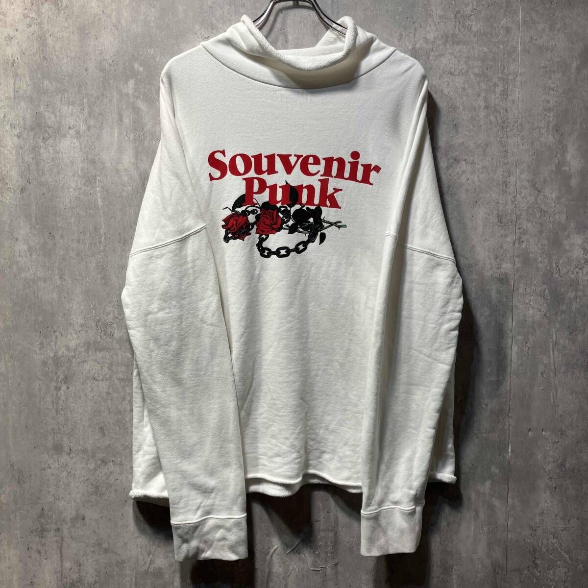 22aw UNDERCOVER high neck sweat ハイネックスウェット ホワイト レッド グリーン ブラック サイズS アンダーカバー