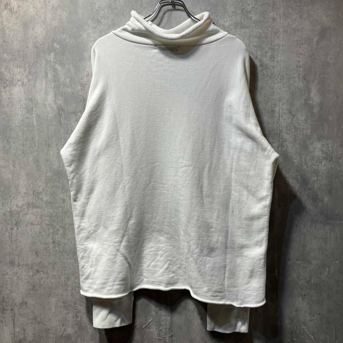 22aw UNDERCOVER high neck sweat ハイネックスウェット ホワイト レッド グリーン ブラック サイズS アンダーカバー