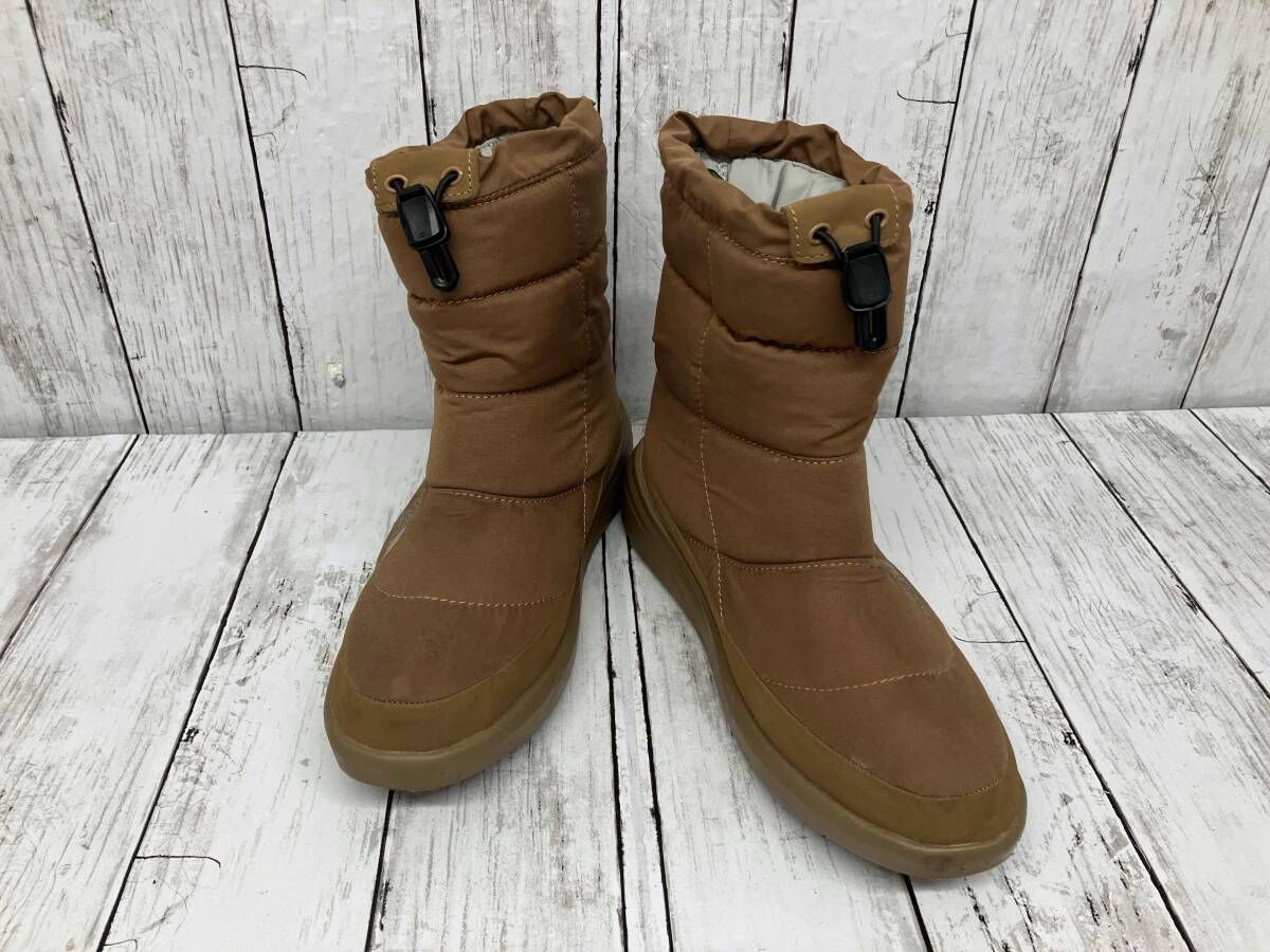 THE NORTH FACE ショートブーツ ヌプシ ブラウン 24 cm