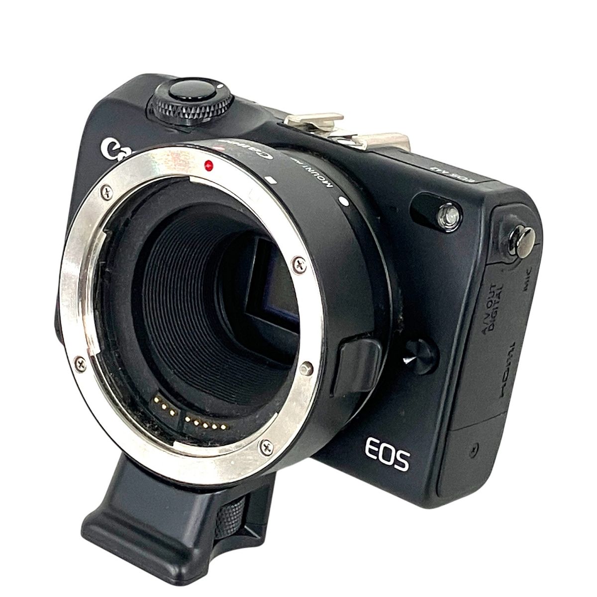 Canon EOS M2 ミラーレス一眼 ボディ マウントアダプター付 充電器 バッテリー ジャンク Y10554572