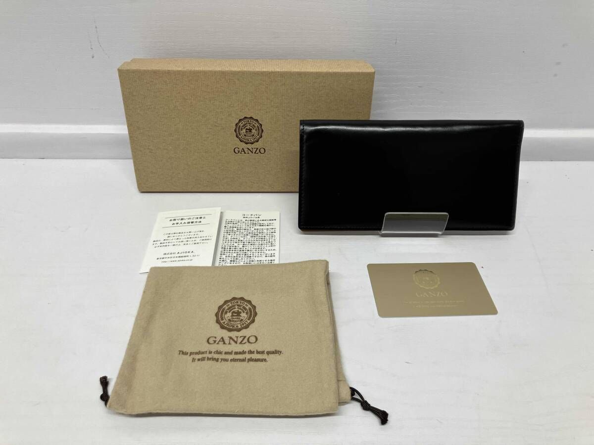 【美品】GANZO ガンゾ シンブライドル　ラウンドファスナー 長財布 ブラック 楽天市場】【GANZO】 ガンゾ THIN BRIDLE シンブライドル ラウンド