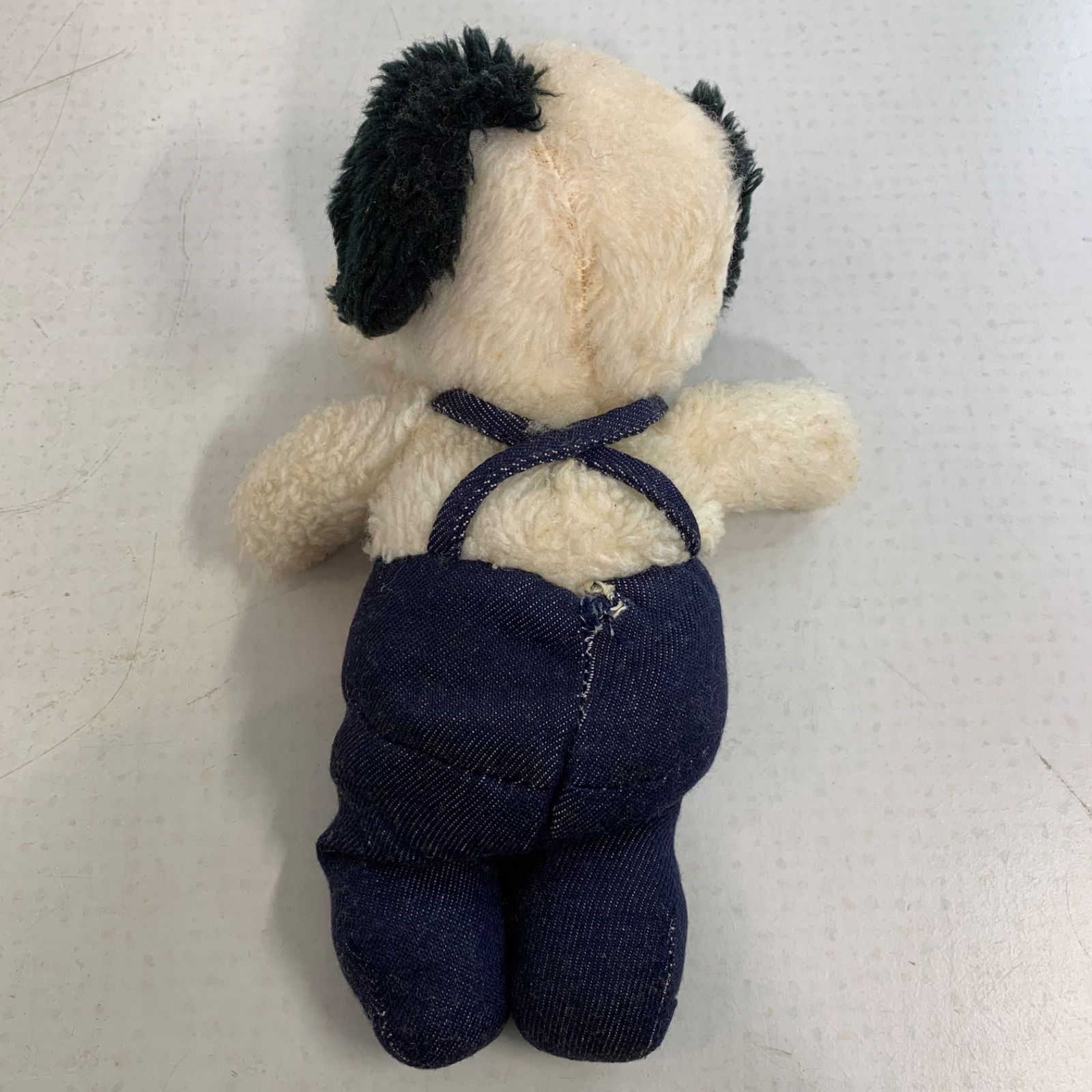 希少！ヴィンテージ SNOOPYスヌーピー ぬいぐるみ オーバーオール