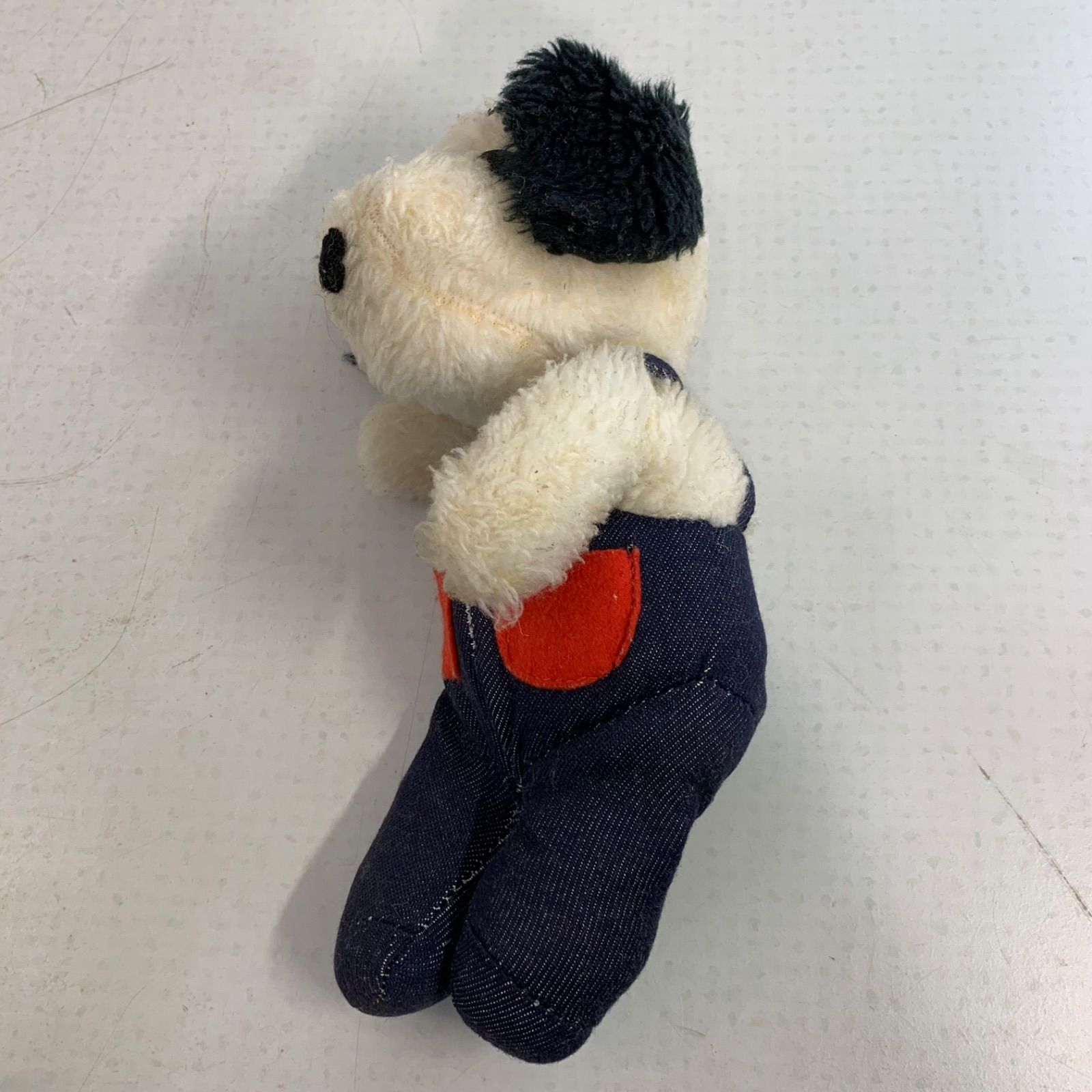 希少！ヴィンテージ SNOOPYスヌーピー ぬいぐるみ オーバーオール