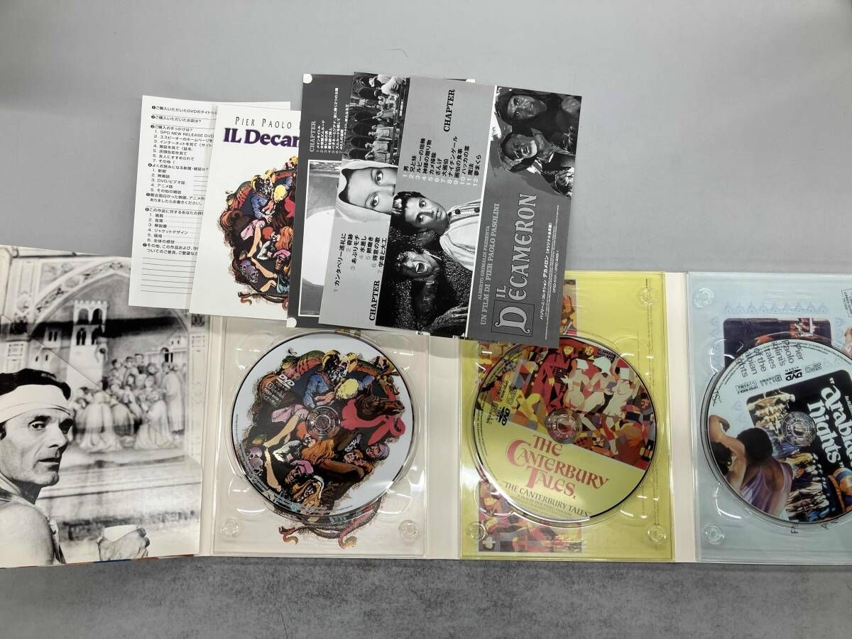 パゾリーニ・コレクション◇生の三部作DVD-BOX◇3部作◇デカメロン
