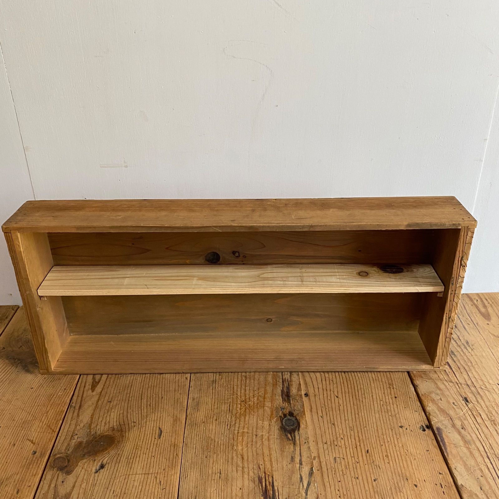 3点セット アンティーク オープンラック 棚 キッチン収納 無垢材 z958