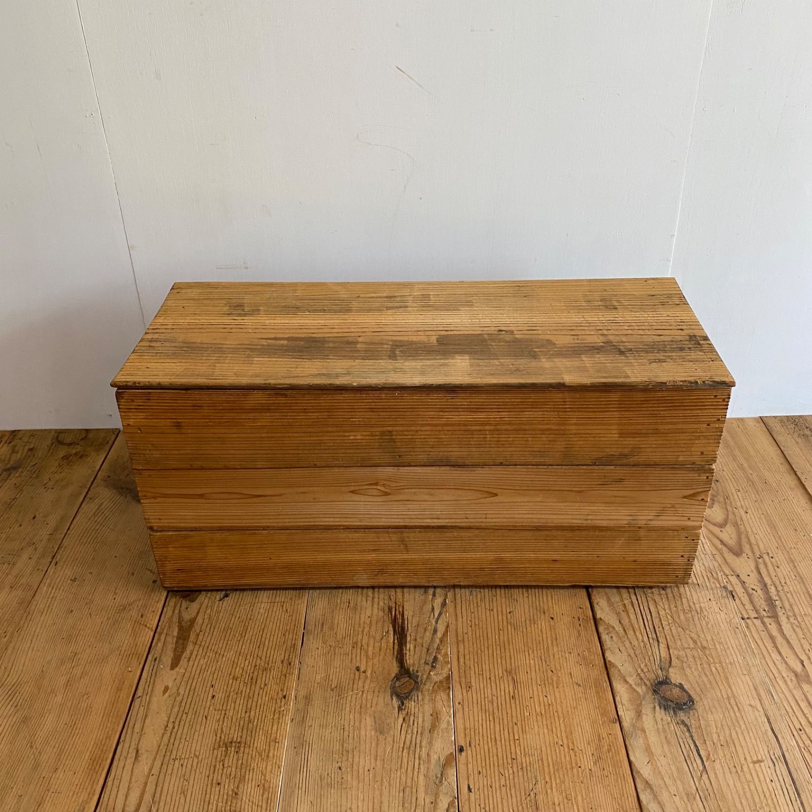 3点セット アンティーク オープンラック 棚 キッチン収納 無垢材 z958