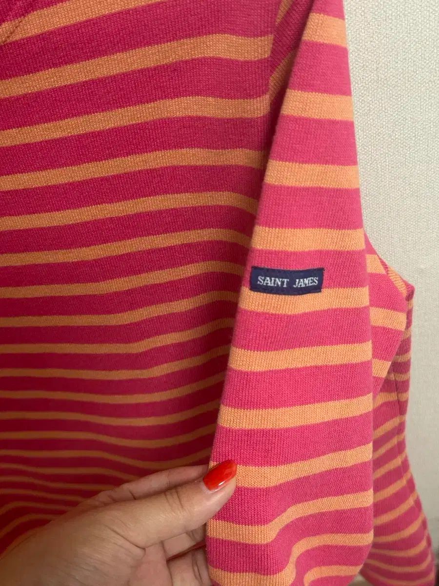  SAINT JAMES セントジェームス ストライプ Tシャツ SM 長袖 Tシャツ カットソー